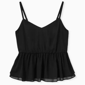 Peplum Chiffon Midi Cami